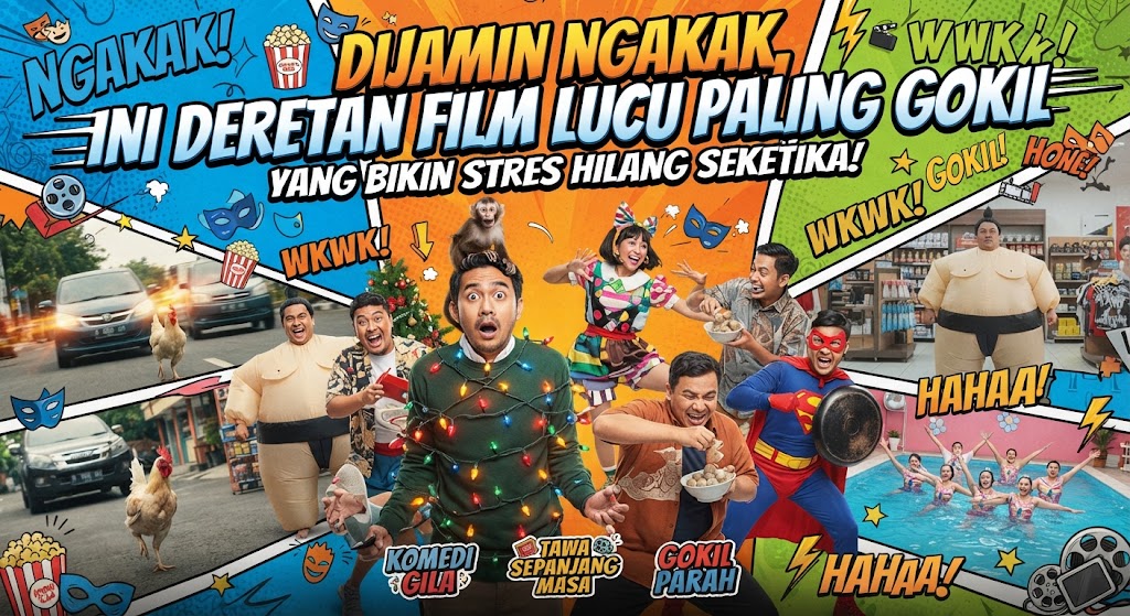 Dijamin Ngakak, Ini Deretan film lucu Paling Gokil yang Bikin Stres Hilang Seketika